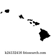 map of the U.S. state of Hawaii map of the U.S. state of Hawaii