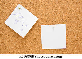 memo board with message