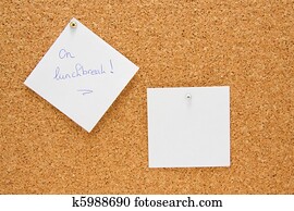 memo board with message