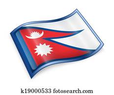 Nepali flag Stock Illustration | u17060419 | Fotosearch