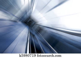 Office interior, architectural abstraction