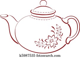 Teapot, pictogram Teapot, pictogram
