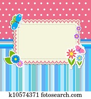 הסגר, עם, פרחים, ו, פרפרים