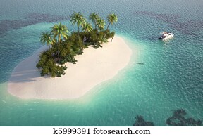 aerial view of paradise island aerial view of paradise island