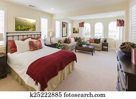 Beautiful New Custom Bedroom Interior