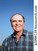 Happy senior man outdoors Happy senior man outdoors