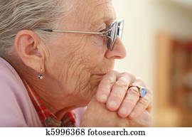 Portrait of a senior woman. Portrait of a senior woman.