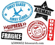 Postage and mail stamps Postage and mail stamps