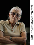 sicher, ältere frau