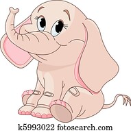 süße babys, elefant