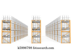 Warehouse shelves Warehouse shelves