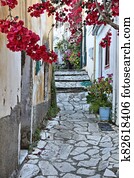 קורפו, כפר יווני