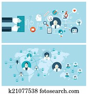 begriffe, für, online- medizinisch, service