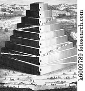 dass, turm, von, babel