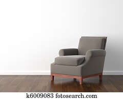 interior design brown armchair on white interior design brown armchair on white