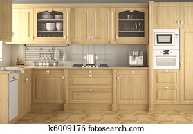 interior design classic kitchen