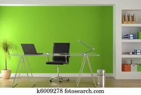 interior design of modern green office interior design of modern green office