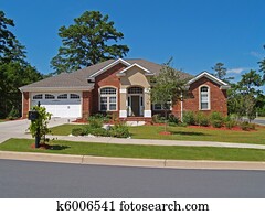 Single Story Brick Residential home Single Story Brick Residential home