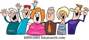 그룹, 의, 행복하다, 사람