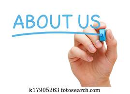 About Us Blue Marker About Us Blue Marker