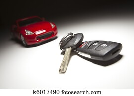 Car Keys and Sports Car