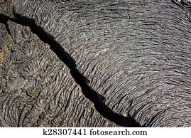 Cracked Lava in Galapagos