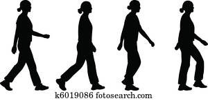 girl walking girl walking