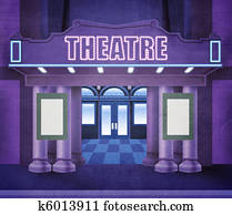 Outside theatre Outside theatre