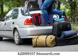 Preparation for family trip