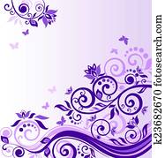 Lilac vintage frame Lilac vintage frame