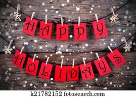 Wintry Happy Holiday Tags Wintry Happy Holiday Tags
