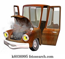 antigas, enferrujado, car antigas, enferrujado, car