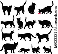 cats silhouettes cats silhouettes