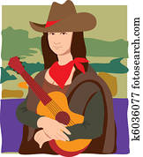 Mona Lisa Cowgirl Mona Lisa Cowgirl