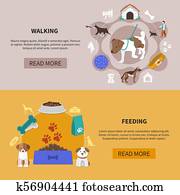 Pet Care Banners Collection