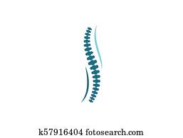 rückgrat, diagnose, symbol, logo, schablone rückgrat, diagnose, symbol, logo, schablone