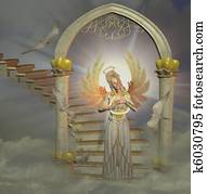 מלאך, ב, שמיים