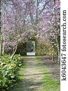 blossom landscape arch