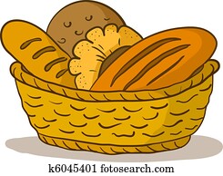 Bread, in, a, korb Bread, in, a, korb