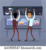 Business Team Work Success Concept Vector