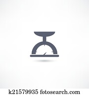 kitchen scale icon kitchen scale icon