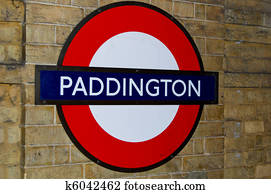 Paddington Station subway sign Paddington Station subway sign