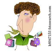 Shopping Lady Shopping Lady