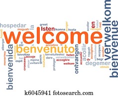 Welcome languages background concept Welcome languages background concept