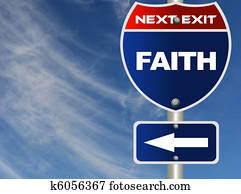 Faith road sign 