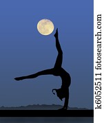 Gymnastics moon Gymnastics moon