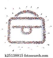 people in the form of a portfolio.