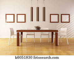 מסתפק במועט, חדר של סעודה