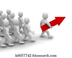 領導人, 上, 他的, 方式, 到, 成功