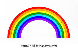 3d render of rainbow 3d render of rainbow